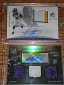 Adrian Peterson signed cards